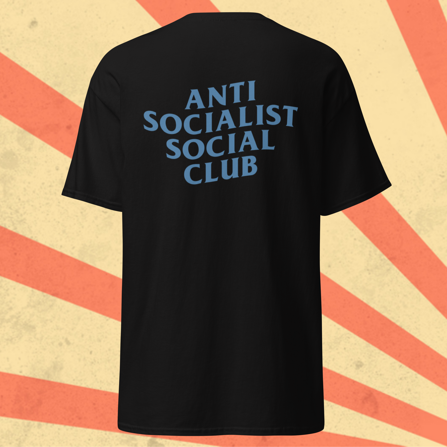 ANTI SOCIALIST SOCIAL CLUB T-Shirt [Blue Font]