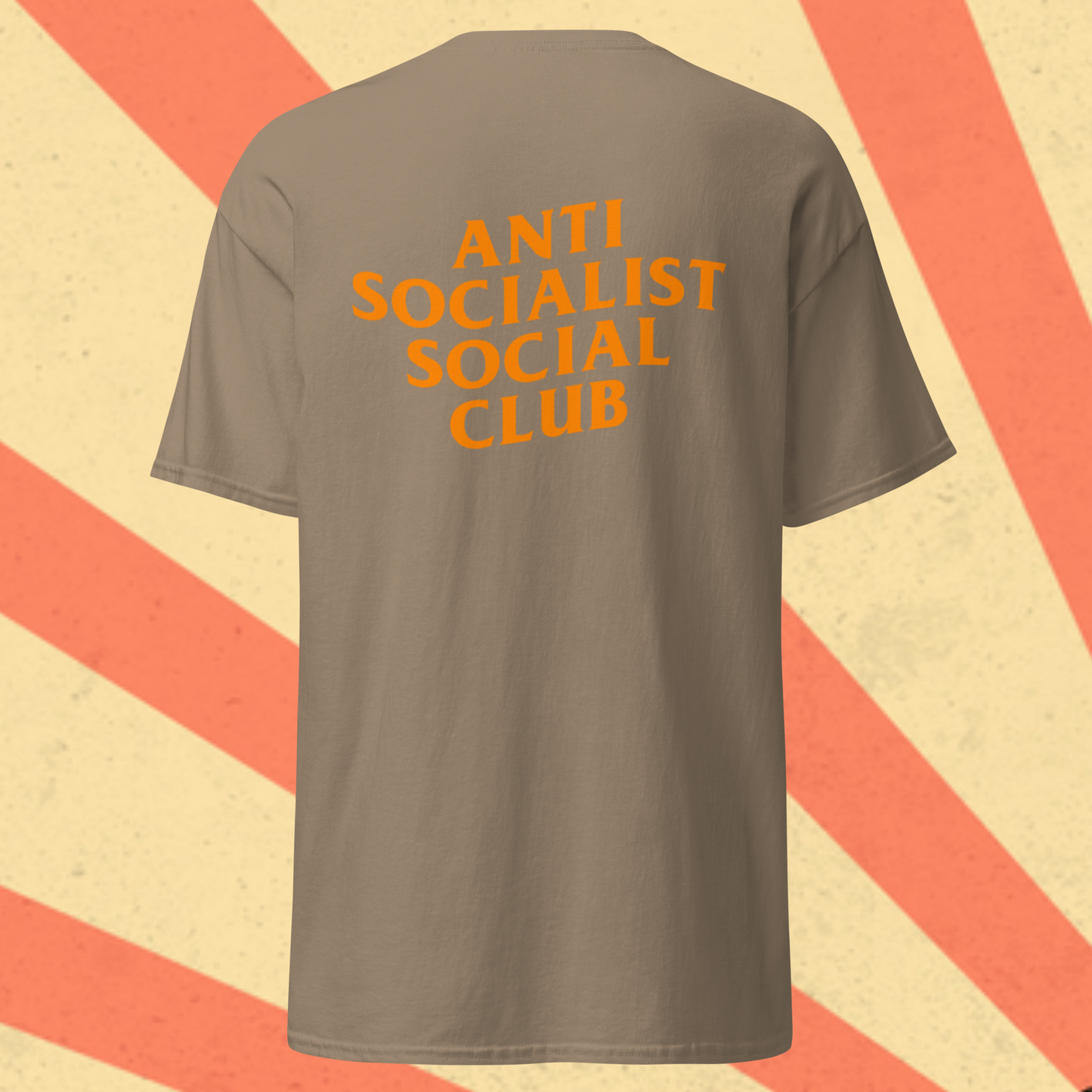 ANTI SOCIALIST SOCIAL CLUB T-Shirt [Orange Font]