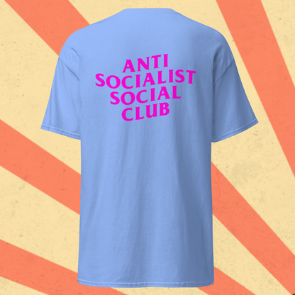 ANTI SOCIALIST SOCIAL CLUB T-Shirt [Pink Font]