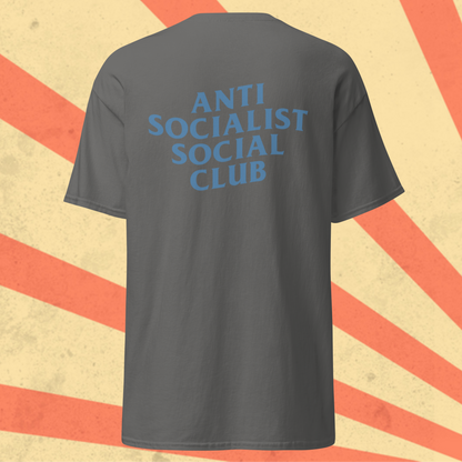 ANTI SOCIALIST SOCIAL CLUB T-Shirt [Blue Font]