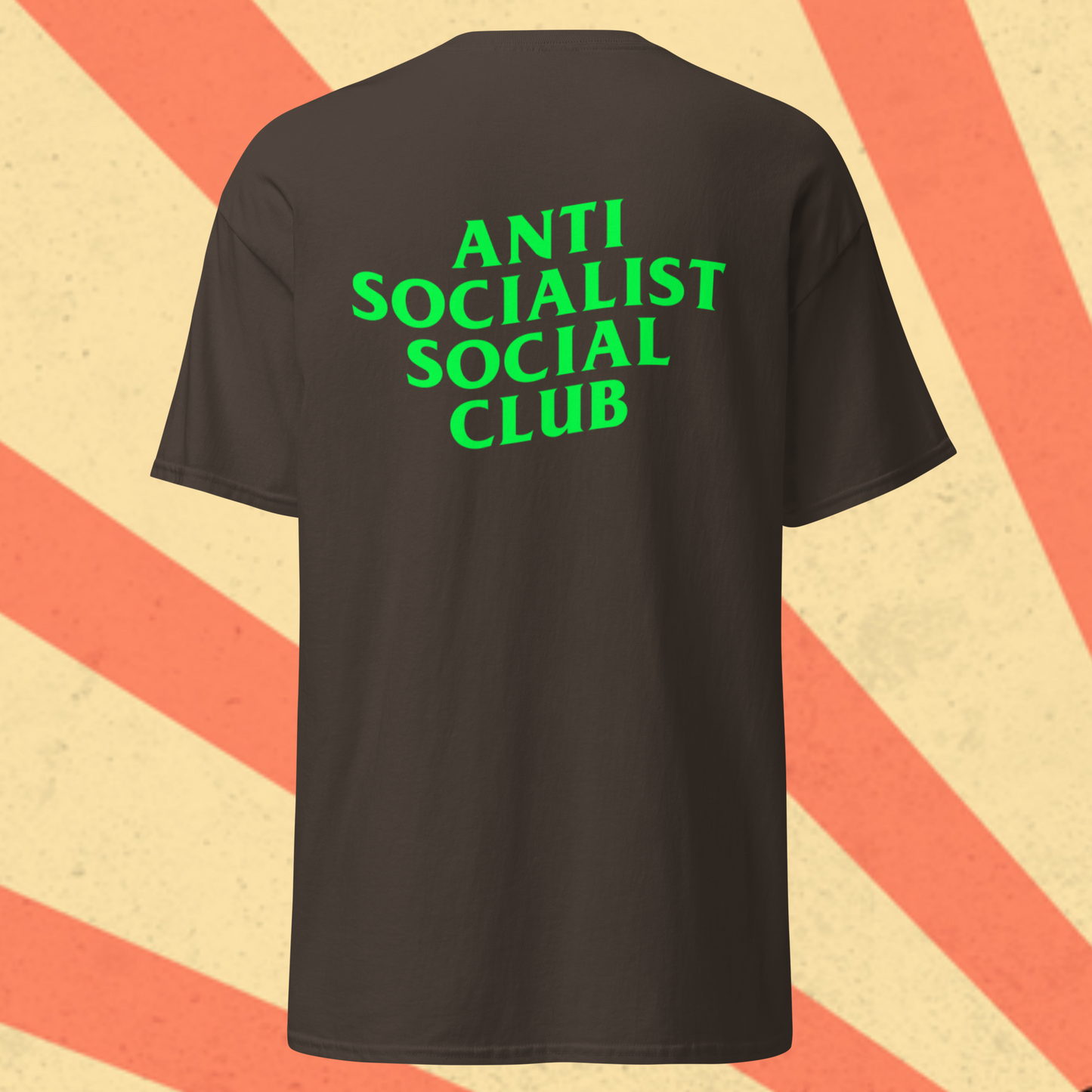 ANTI SOCIALIST SOCIAL CLUB T-Shirt [Green Font]