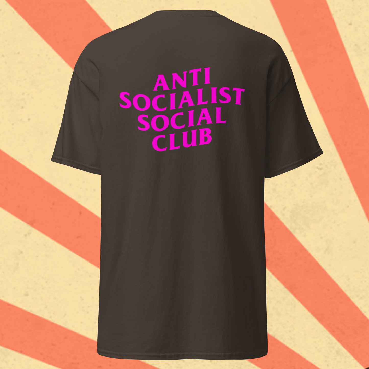 ANTI SOCIALIST SOCIAL CLUB T-Shirt [Pink Font]