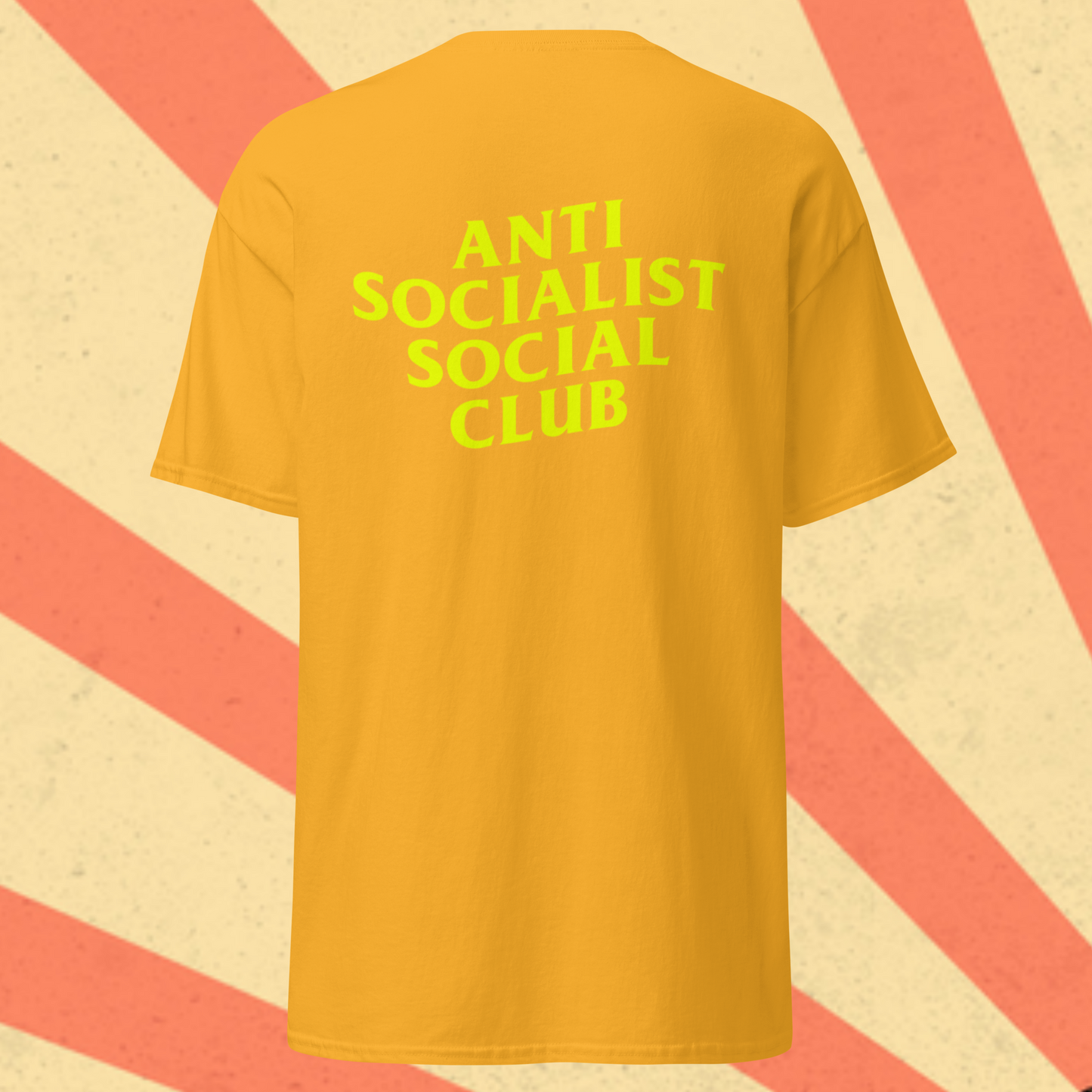 ANTI SOCIALIST SOCIAL CLUB T-Shirt [Yellow Font]