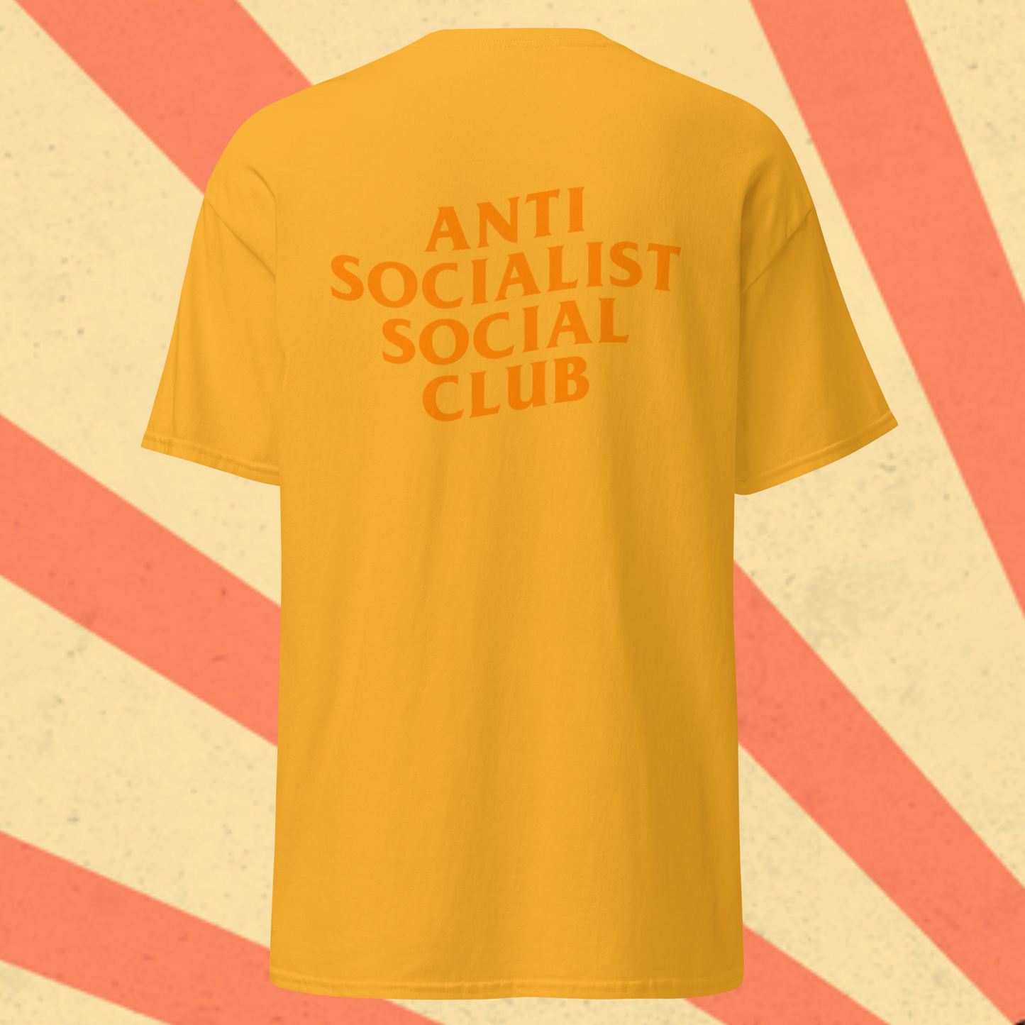 ANTI SOCIALIST SOCIAL CLUB T-Shirt [Orange Font]