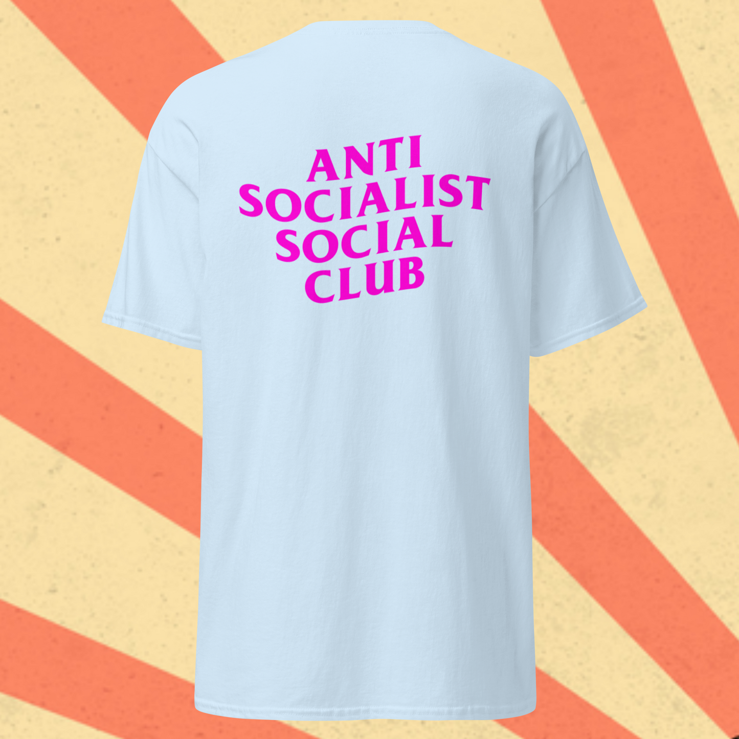 ANTI SOCIALIST SOCIAL CLUB T-Shirt [Pink Font]