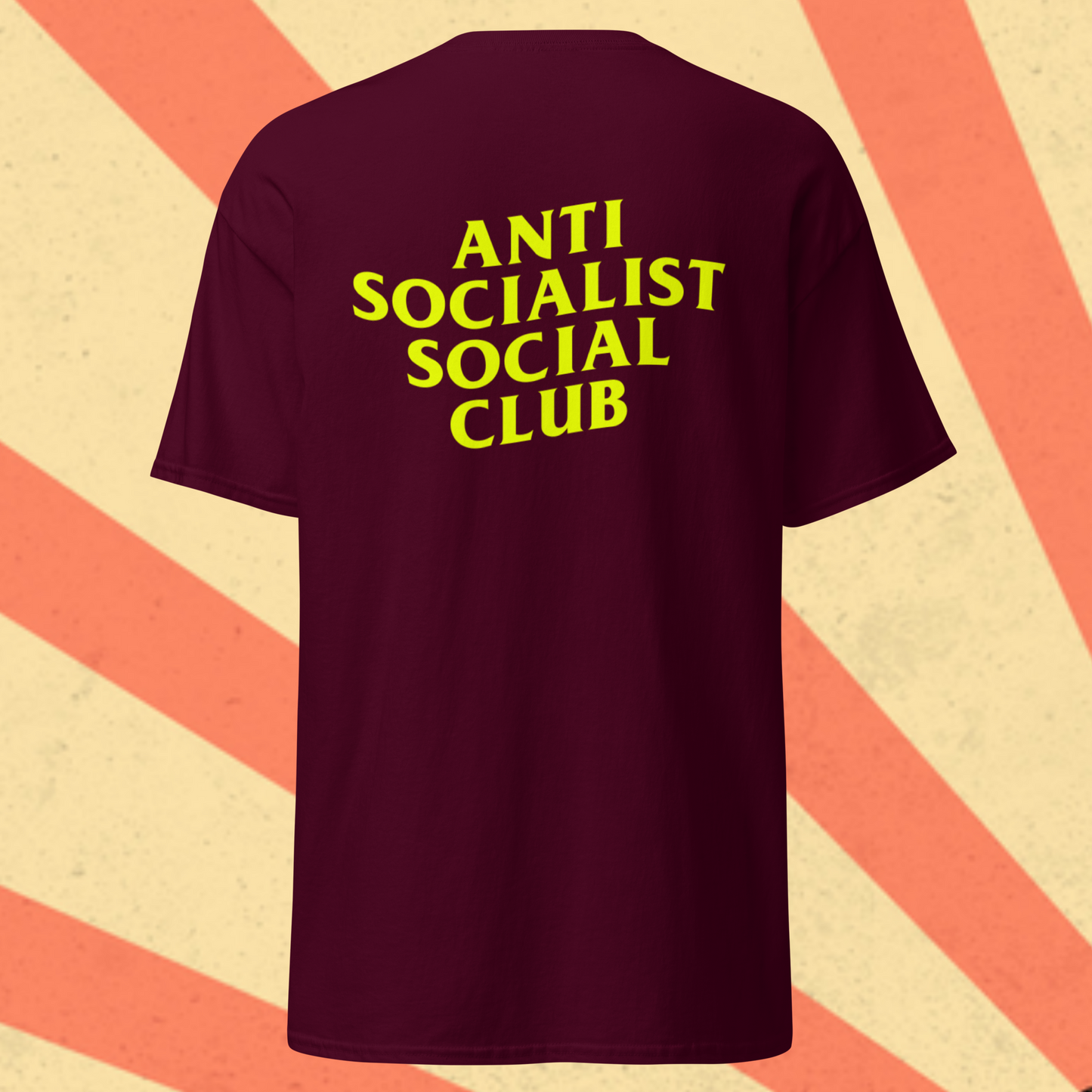 ANTI SOCIALIST SOCIAL CLUB T-Shirt [Yellow Font]