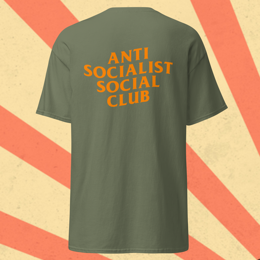 ANTI SOCIALIST SOCIAL CLUB T-Shirt [Orange Font]