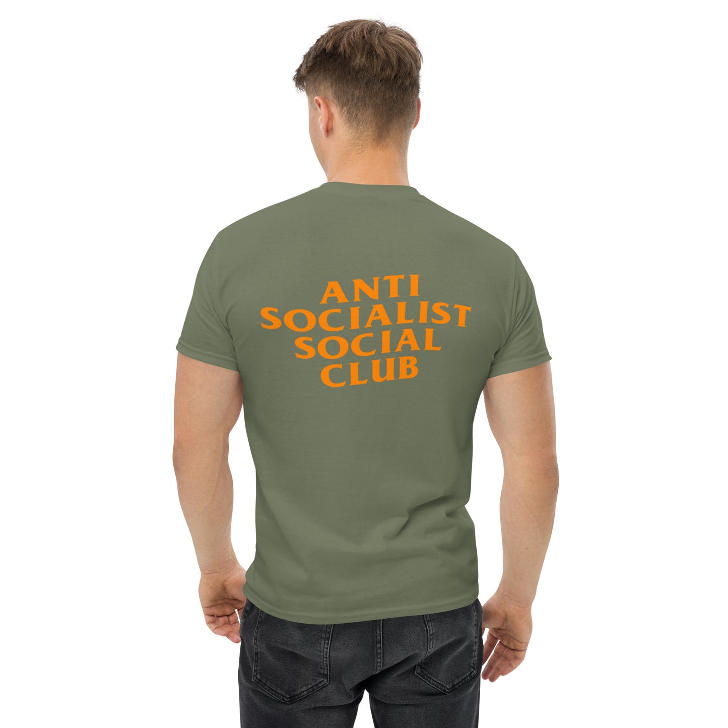 ANTI SOCIALIST SOCIAL CLUB T-Shirt [Orange Font]