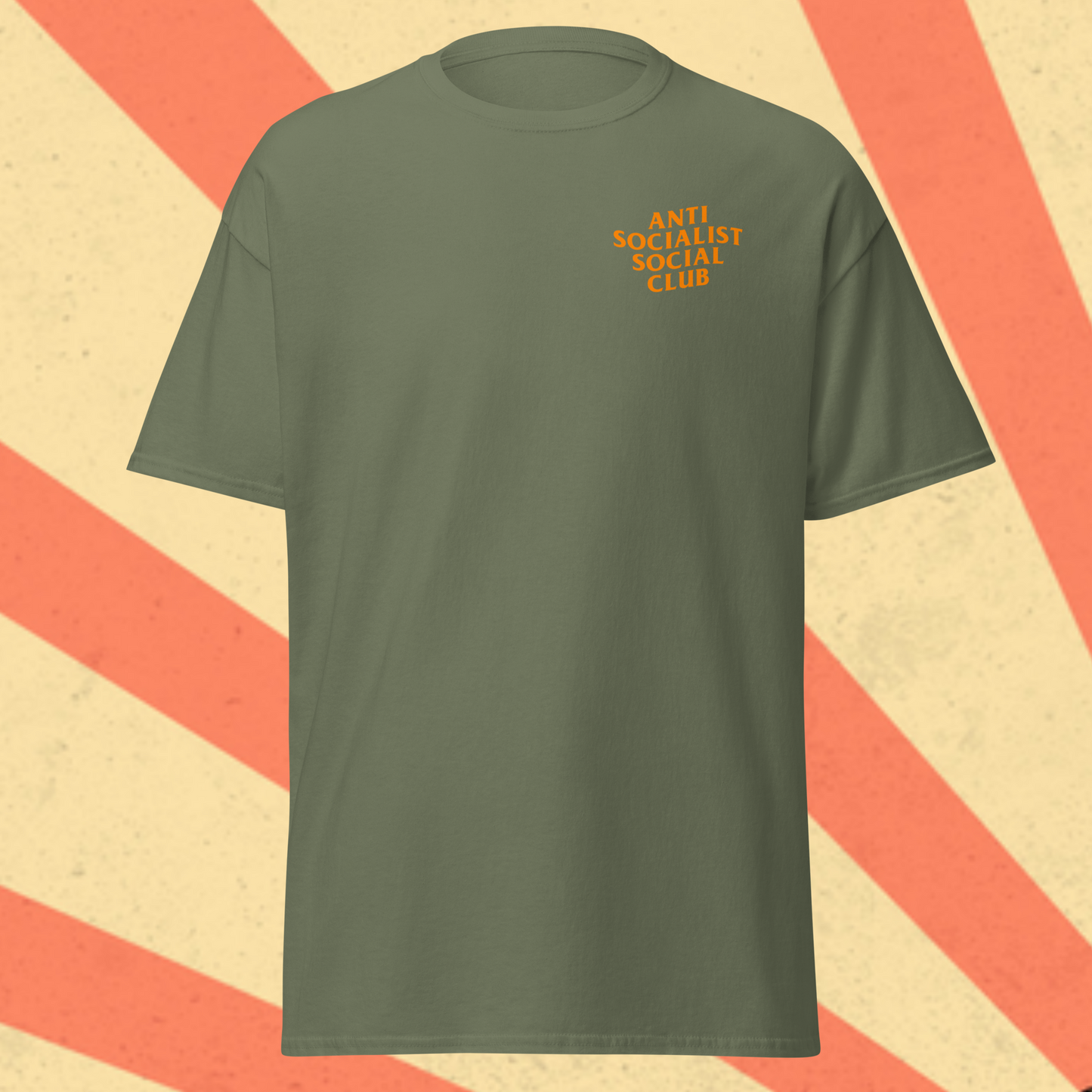 ANTI SOCIALIST SOCIAL CLUB T-Shirt [Orange Font]