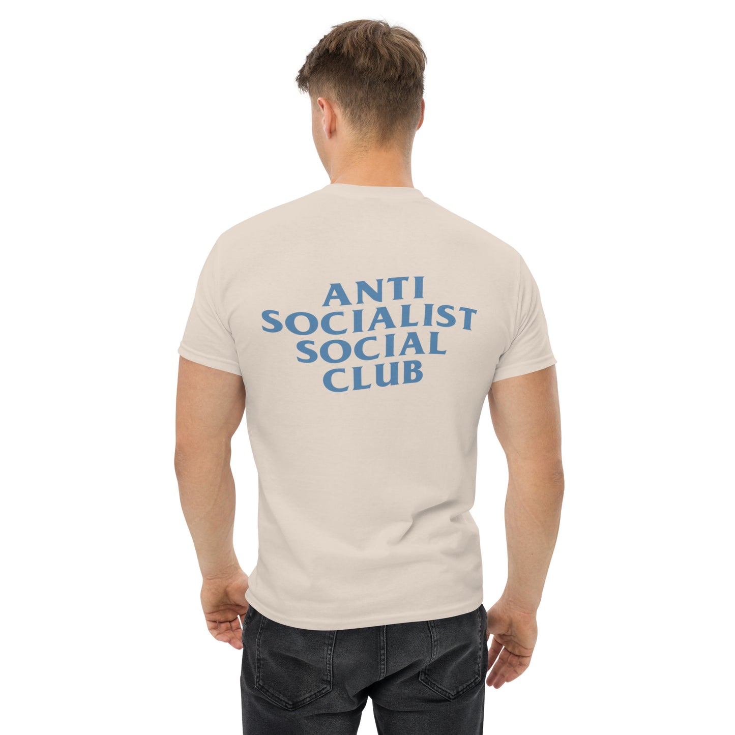 ANTI SOCIALIST SOCIAL CLUB T-Shirt [Blue Font]