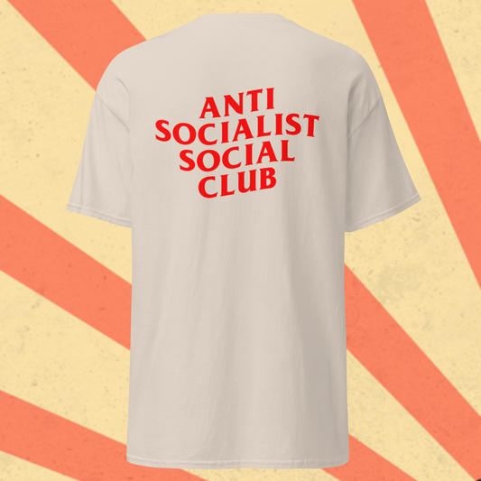 ANTI SOCIALIST SOCIAL CLUB T-Shirt [Red Font]