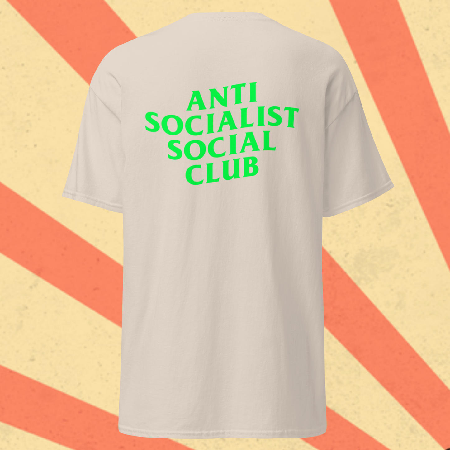 ANTI SOCIALIST SOCIAL CLUB T-Shirt [Green Font]