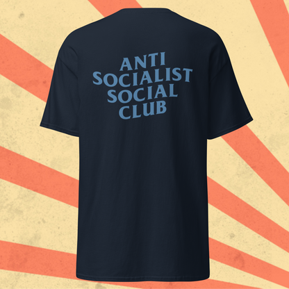 ANTI SOCIALIST SOCIAL CLUB T-Shirt [Blue Font]