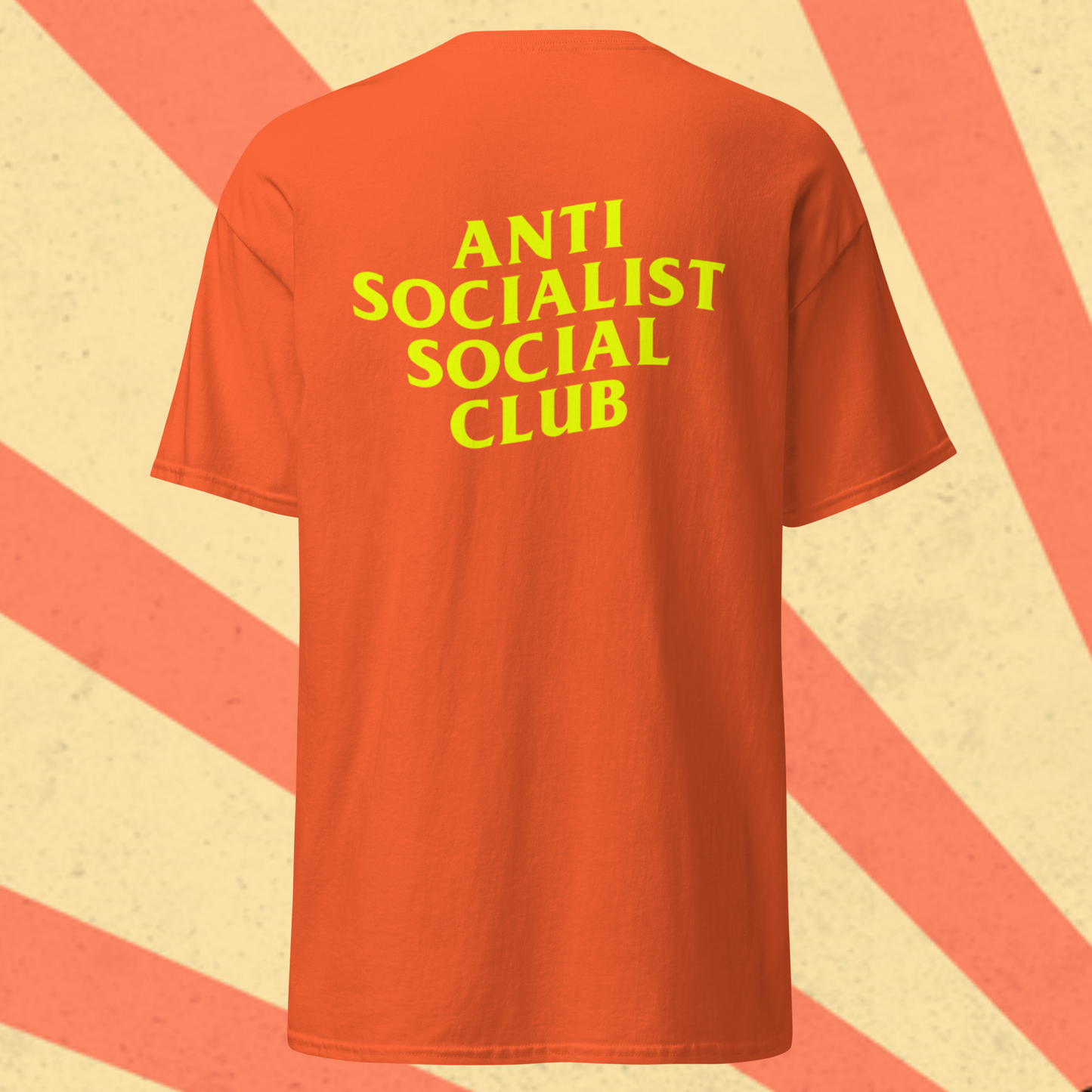 ANTI SOCIALIST SOCIAL CLUB T-Shirt [Yellow Font]