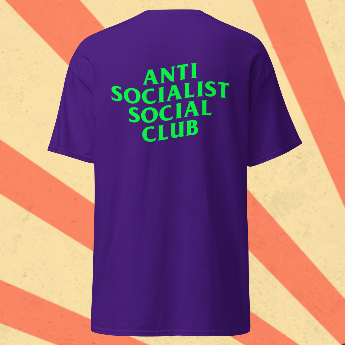 ANTI SOCIALIST SOCIAL CLUB T-Shirt [Green Font]