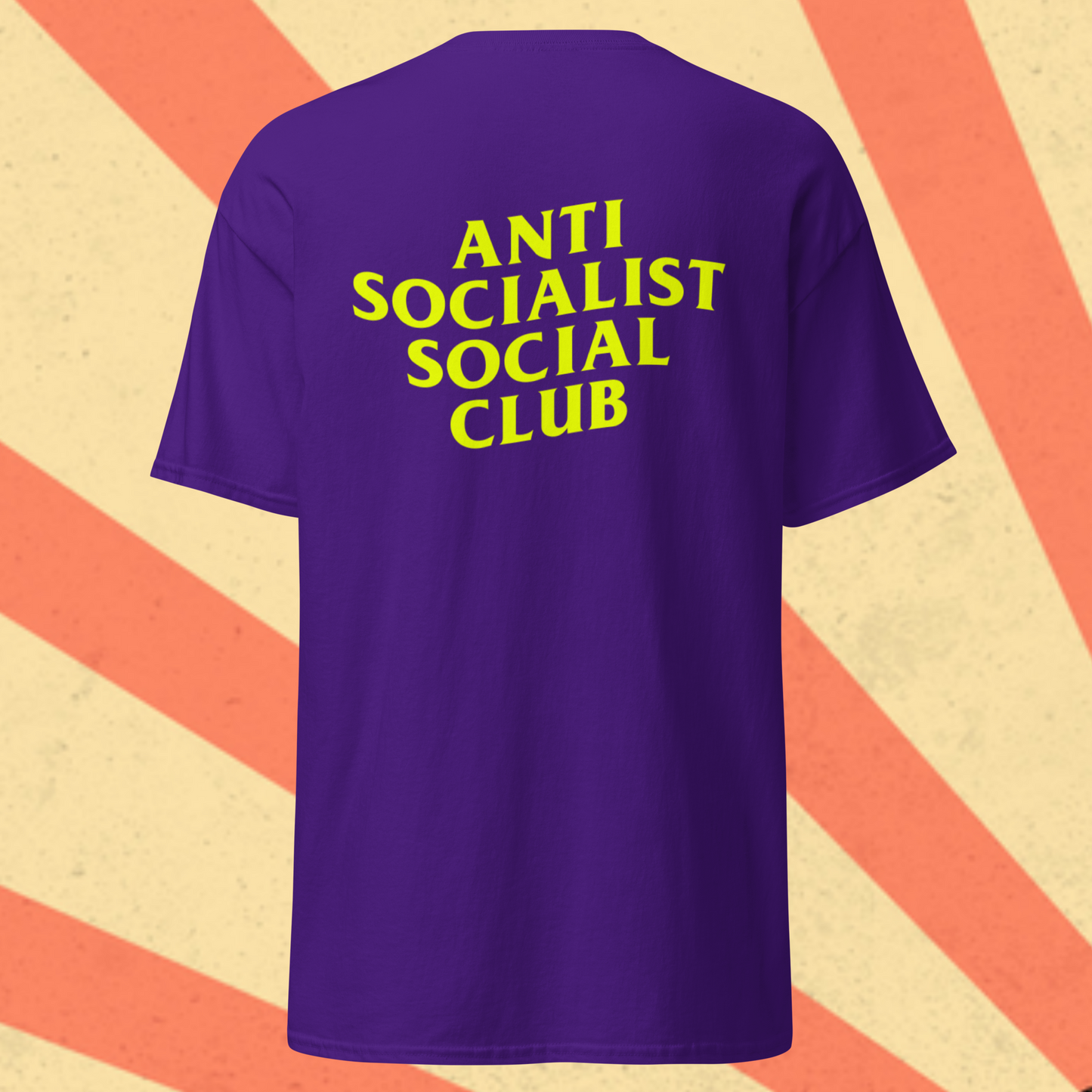 ANTI SOCIALIST SOCIAL CLUB T-Shirt [Yellow Font]