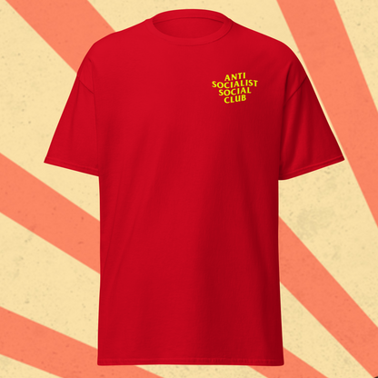 ANTI SOCIALIST SOCIAL CLUB T-Shirt [Yellow Font]