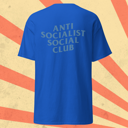 ANTI SOCIALIST SOCIAL CLUB T-Shirt [Blue Font]