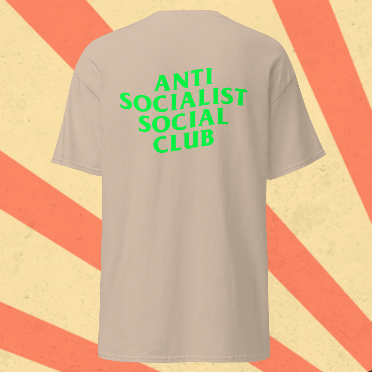 ANTI SOCIALIST SOCIAL CLUB T-Shirt [Green Font]