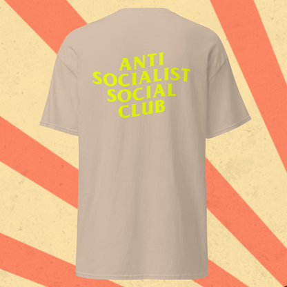 ANTI SOCIALIST SOCIAL CLUB T-Shirt [Yellow Font]