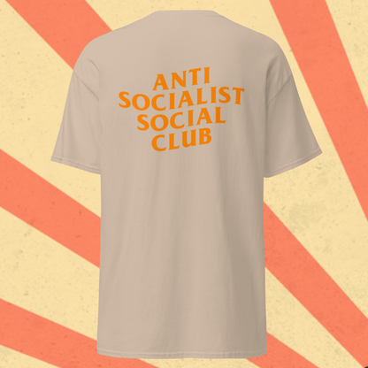 ANTI SOCIALIST SOCIAL CLUB T-Shirt [Orange Font]