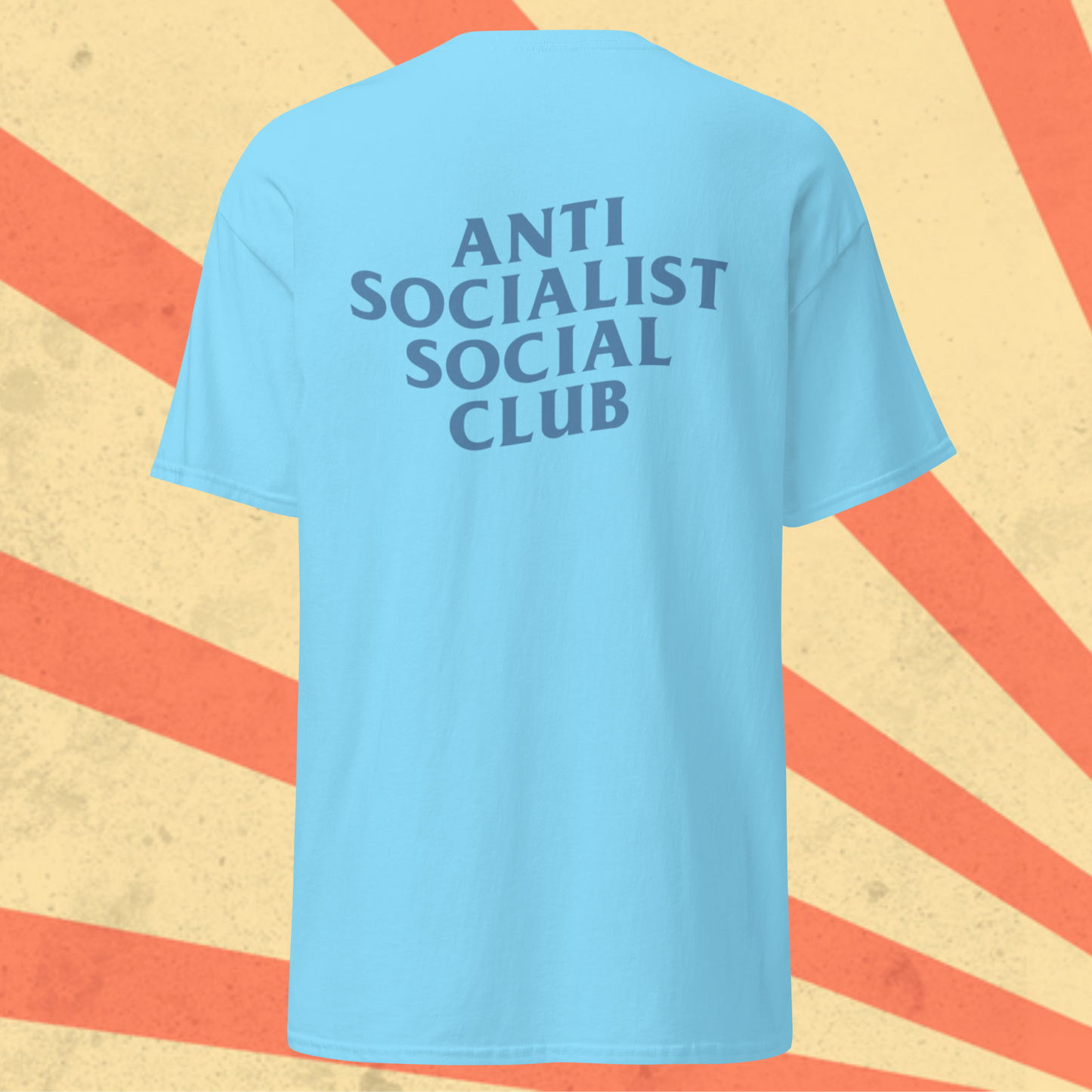 ANTI SOCIALIST SOCIAL CLUB T-Shirt [Blue Font]