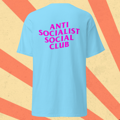 ANTI SOCIALIST SOCIAL CLUB T-Shirt [Pink Font]