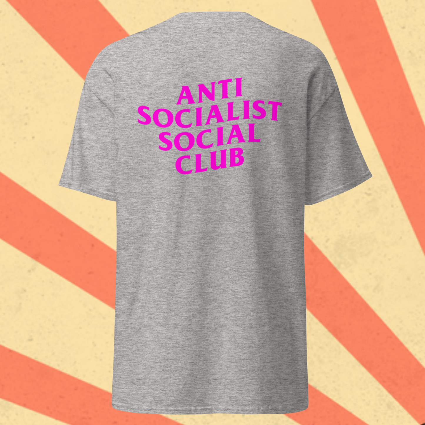 ANTI SOCIALIST SOCIAL CLUB T-Shirt [Pink Font]