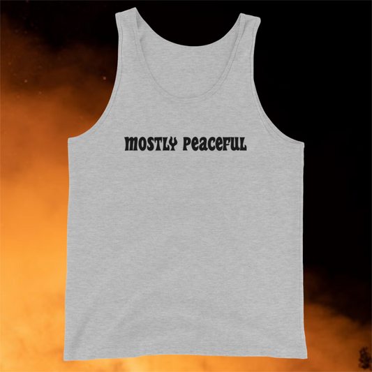 Mostly Peaceful Men's Tank Top