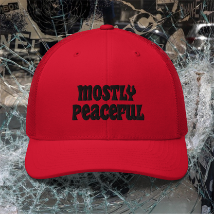 Mostly Peaceful Trucker Hat