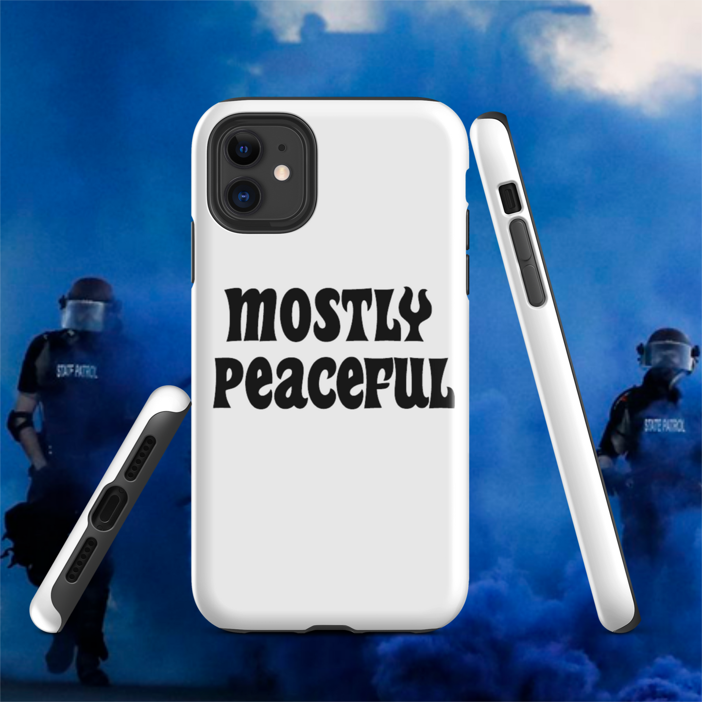 Mostly Peaceful Tough Case for iPhone®