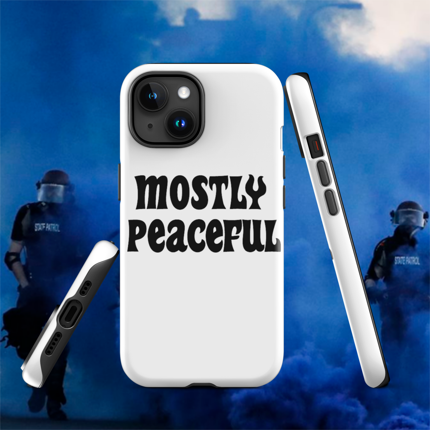 Mostly Peaceful Tough Case for iPhone®