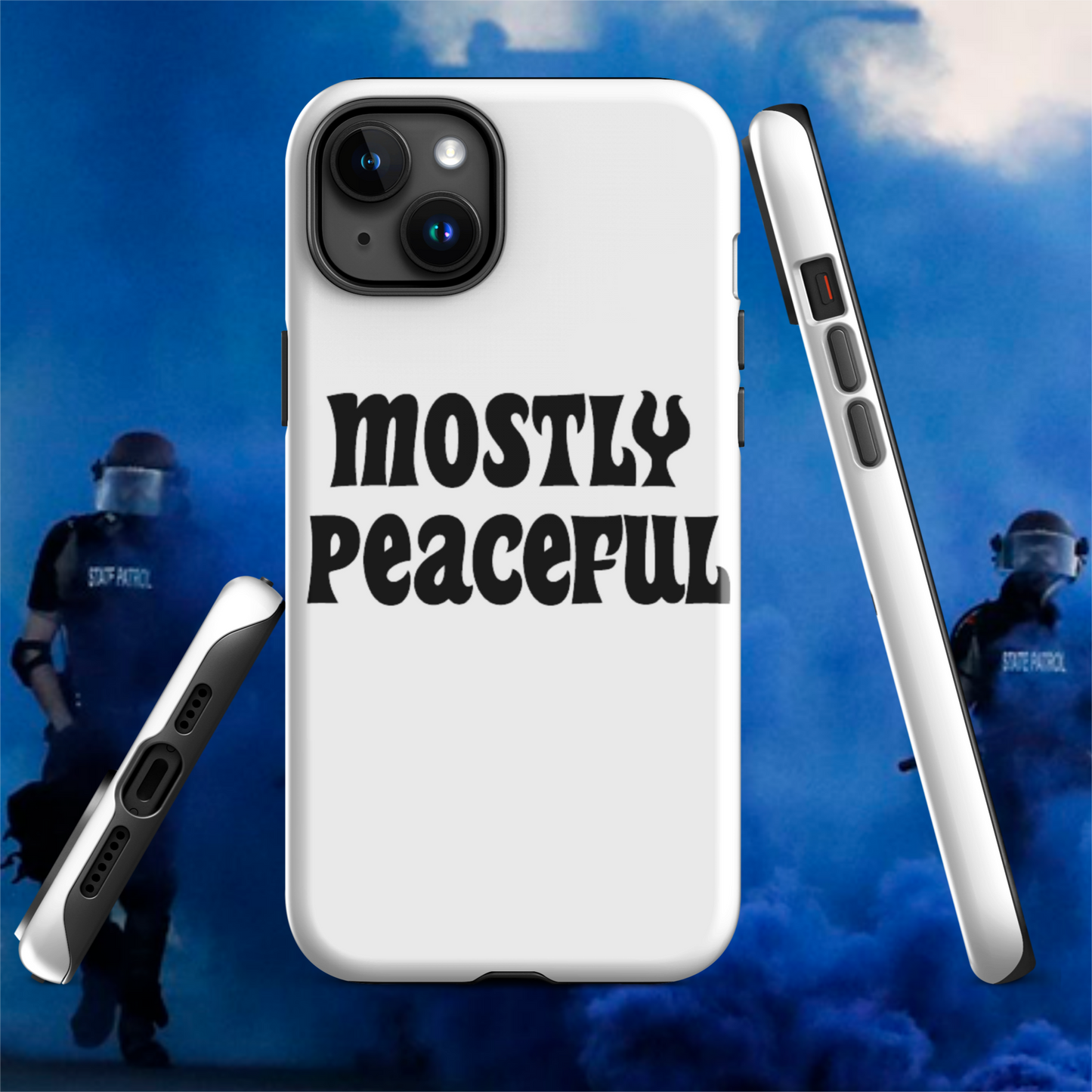 Mostly Peaceful Tough Case for iPhone®