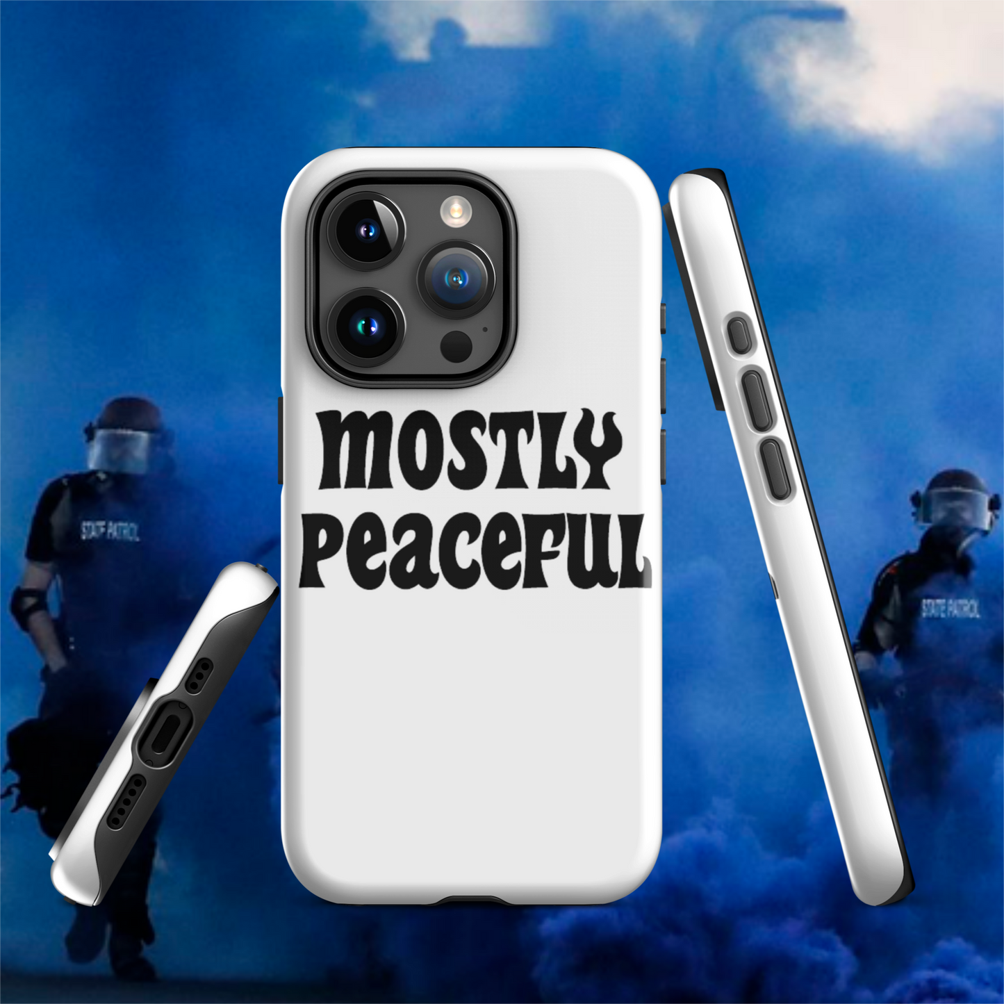 Mostly Peaceful Tough Case for iPhone®