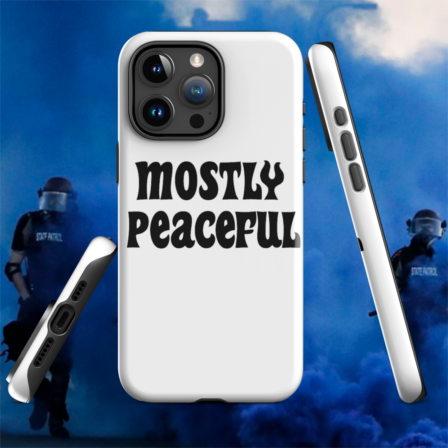 Mostly Peaceful Tough Case for iPhone®