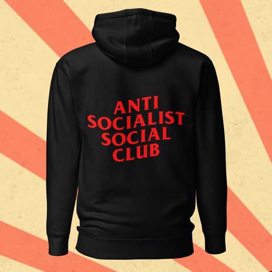 ANTI SOCIALIST SOCIAL CLUB Hoodie [Red Font]