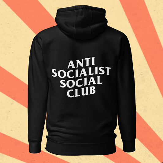 ANTI SOCIALIST SOCIAL CLUB Hoodie [White Font]