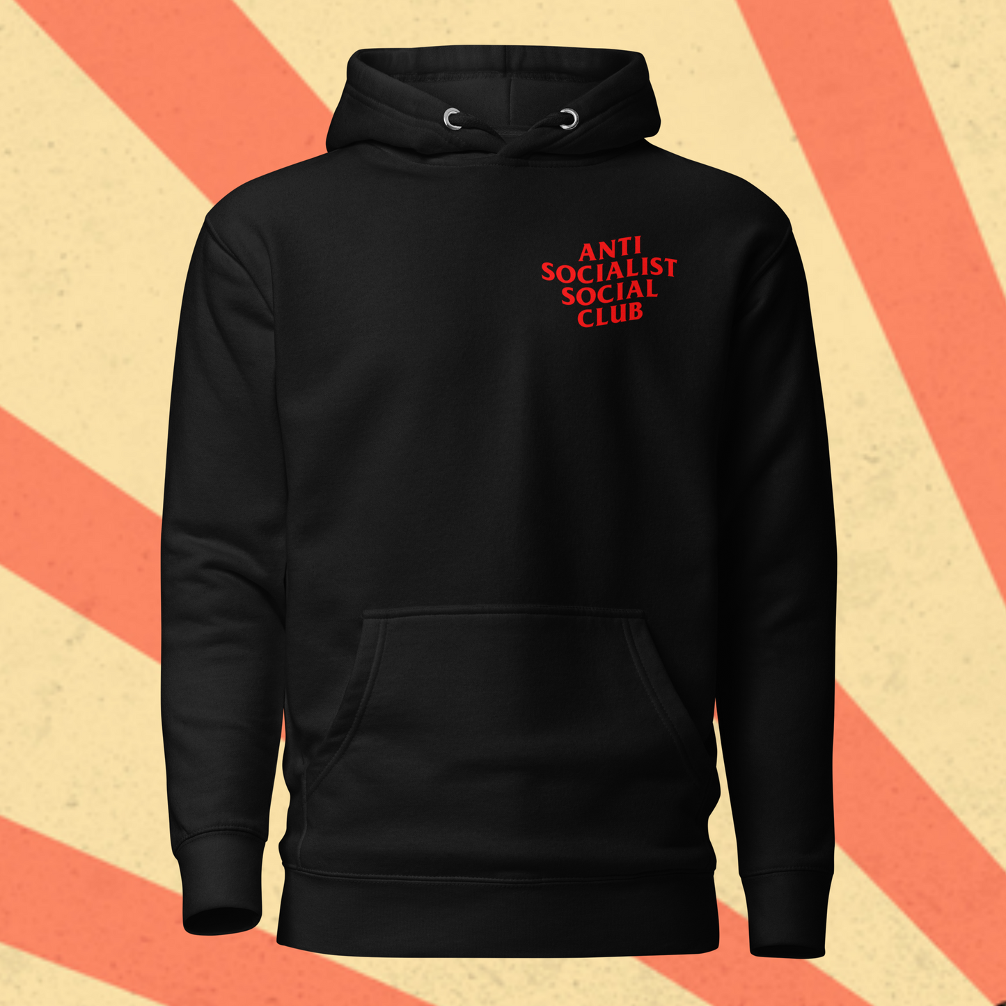 ANTI SOCIALIST SOCIAL CLUB Hoodie [Red Font]