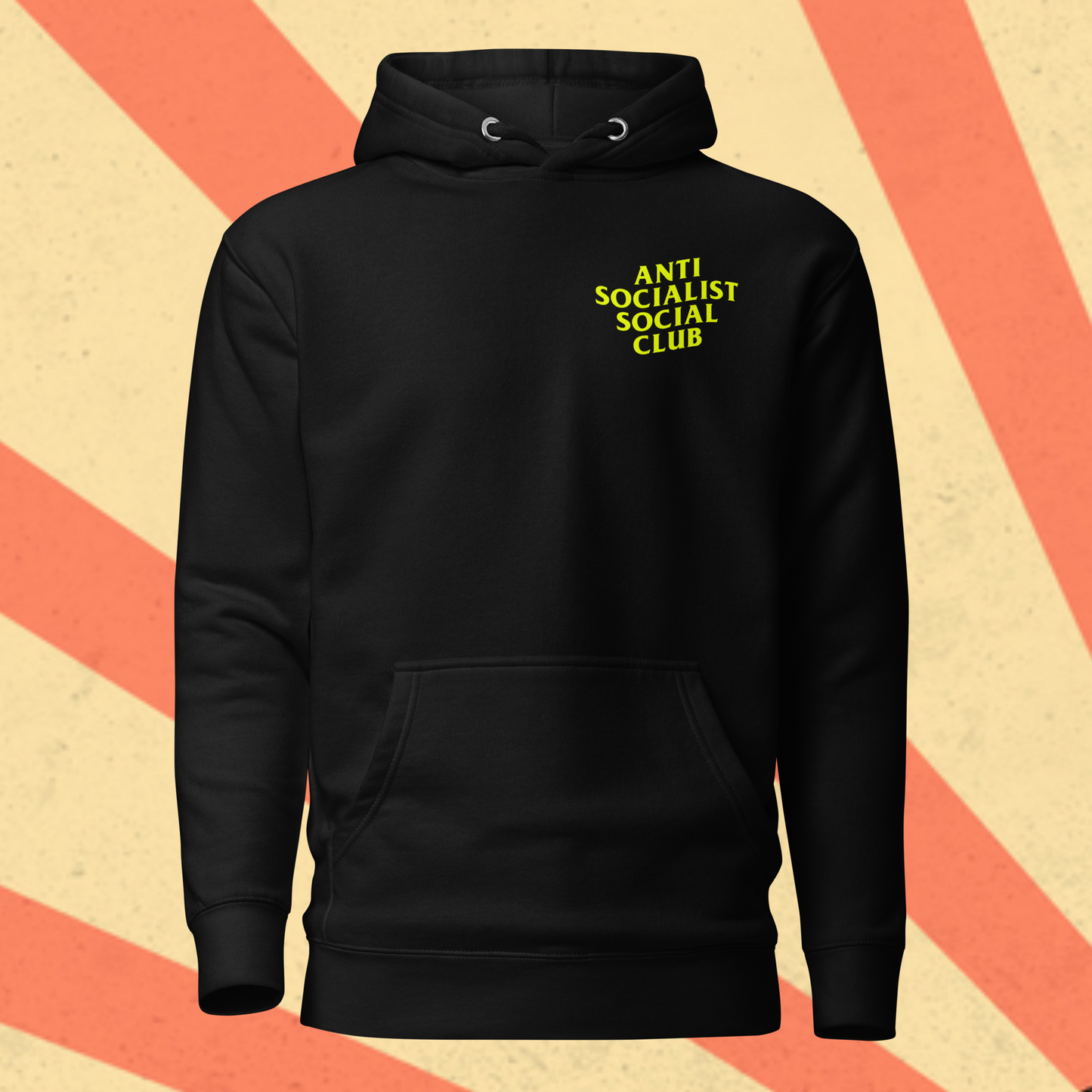 ANTI SOCIALIST SOCIAL CLUB Hoodie [Yellow Font]