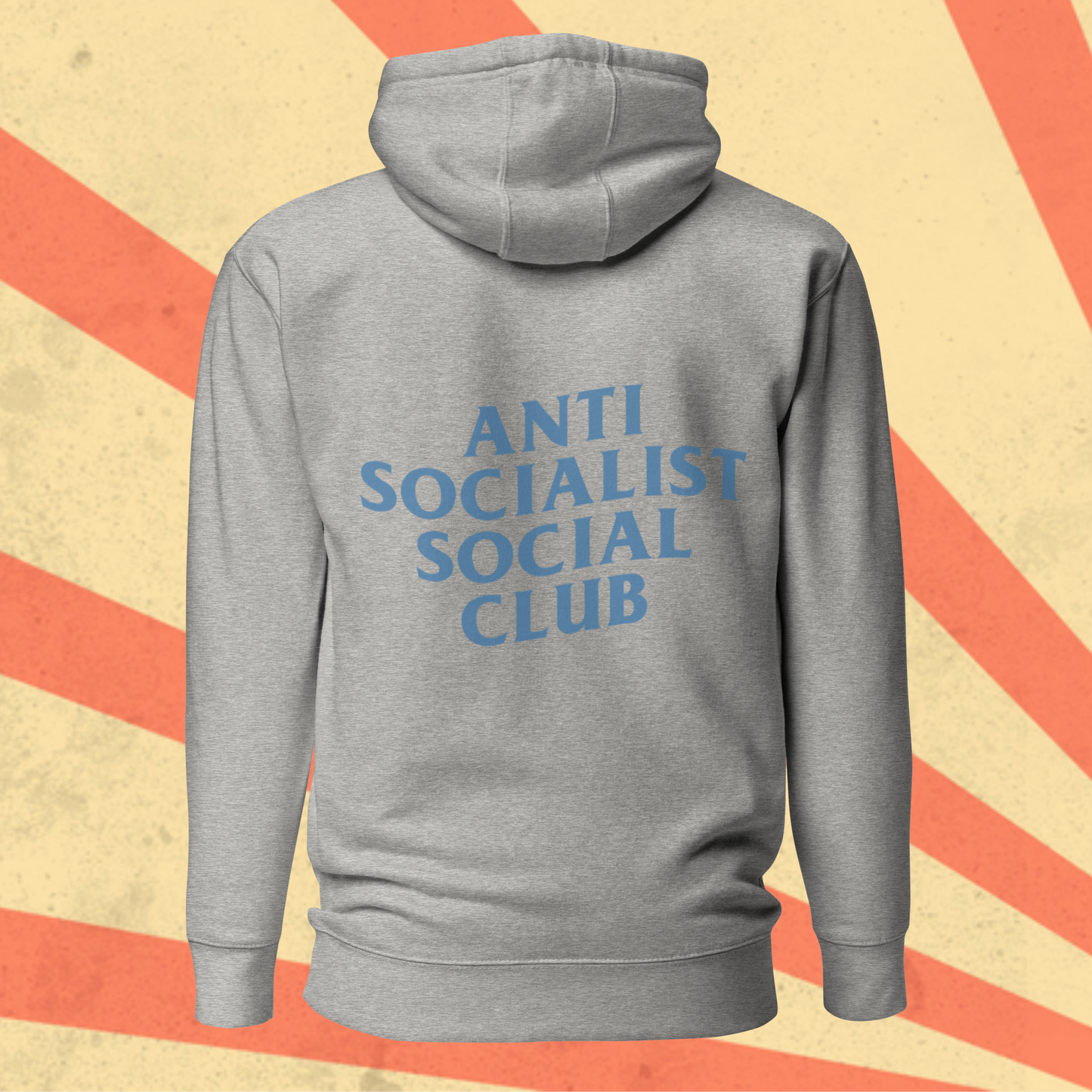 ANTI SOCIALISM SOCIAL CLUB Hoodie [Blue Font]