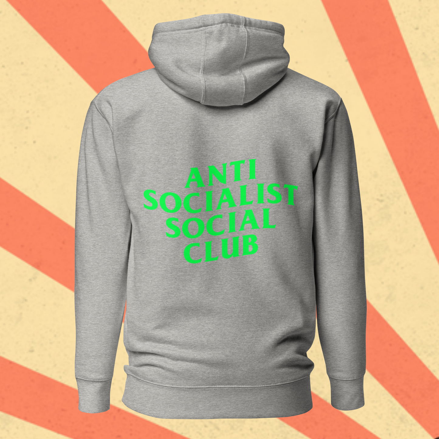 ANTI SOCIALIST SOCIAL CLUB Hoodie [Green Font]