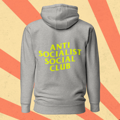 ANTI SOCIALIST SOCIAL CLUB Hoodie [Yellow Font]