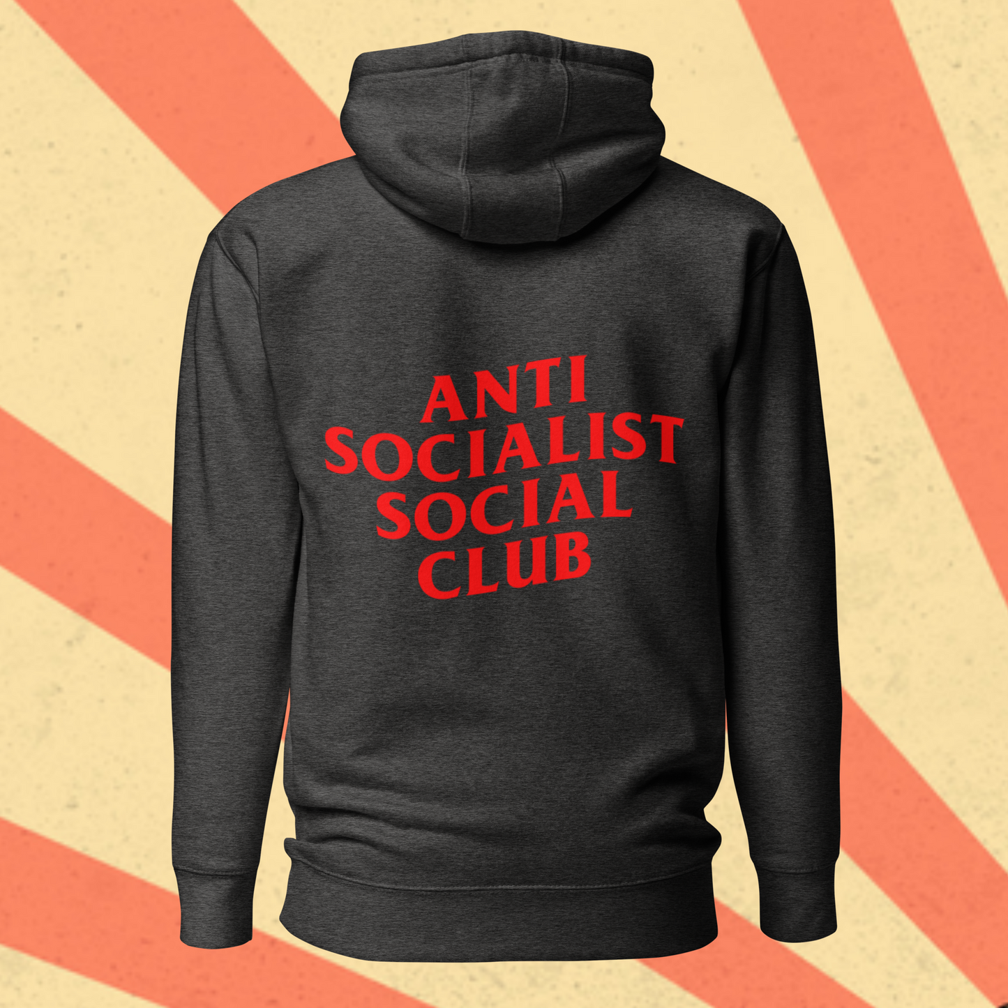 ANTI SOCIALIST SOCIAL CLUB Hoodie [Red Font]