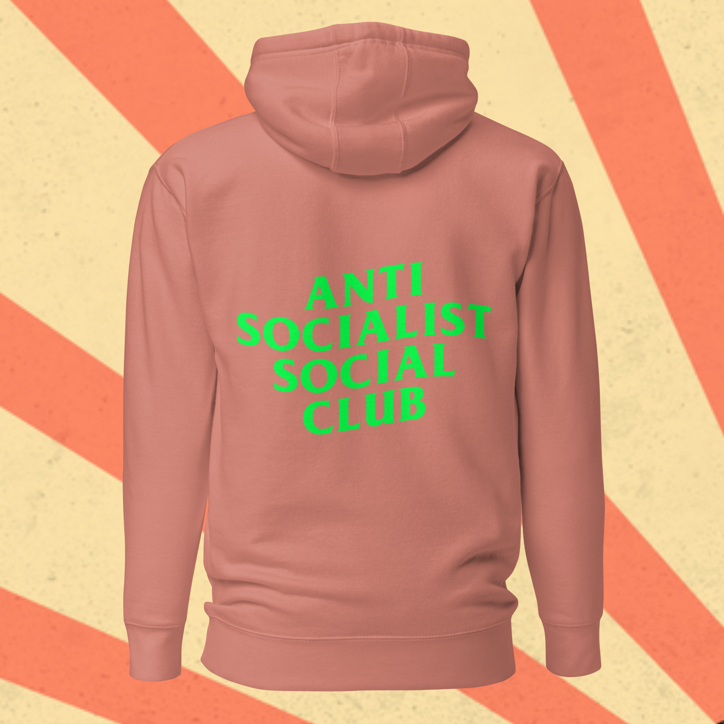 ANTI SOCIALIST SOCIAL CLUB Hoodie [Green Font]