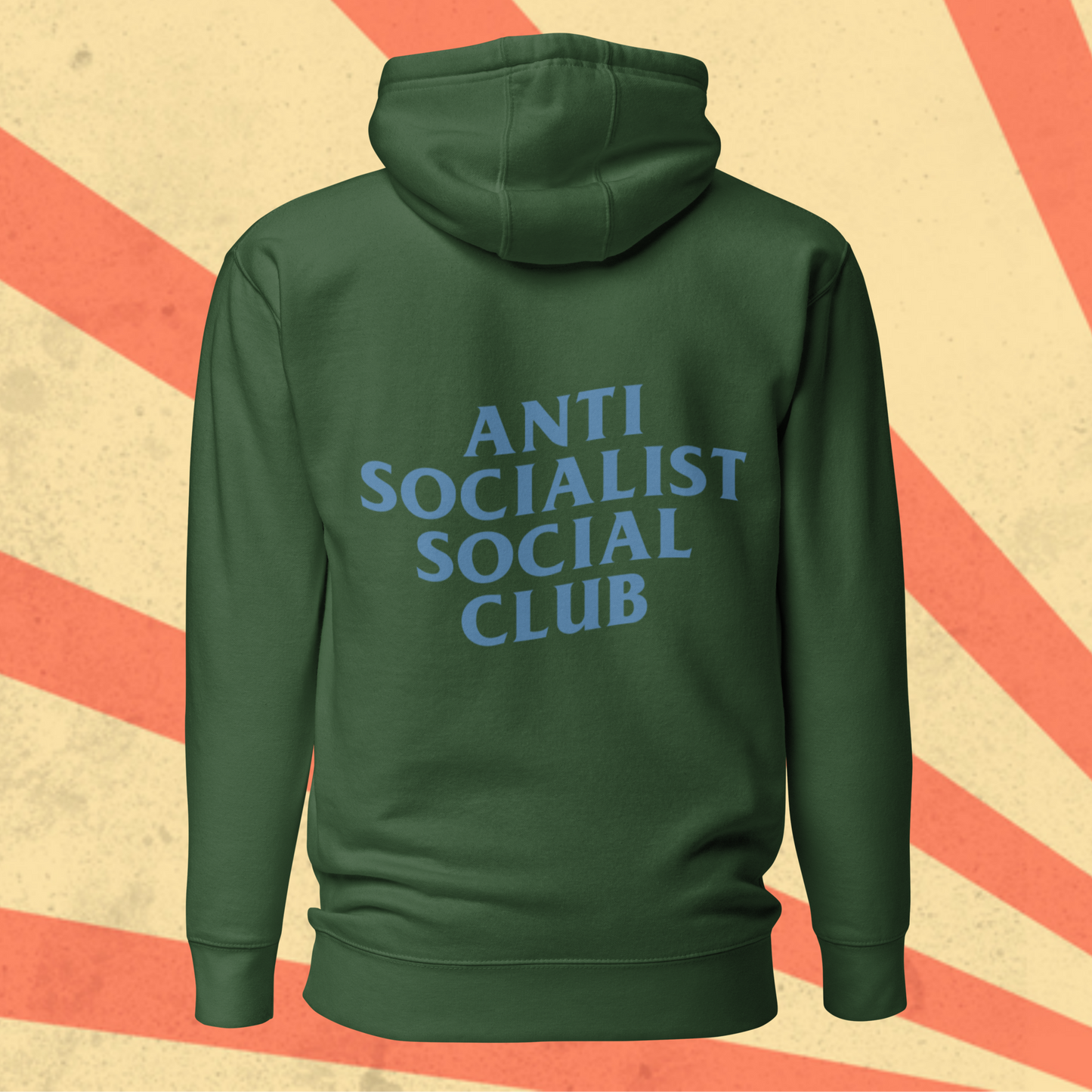 ANTI SOCIALISM SOCIAL CLUB Hoodie [Blue Font]