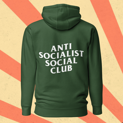 ANTI SOCIALIST SOCIAL CLUB Hoodie [White Font]