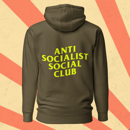 ANTI SOCIALIST SOCIAL CLUB Hoodie [Yellow Font]