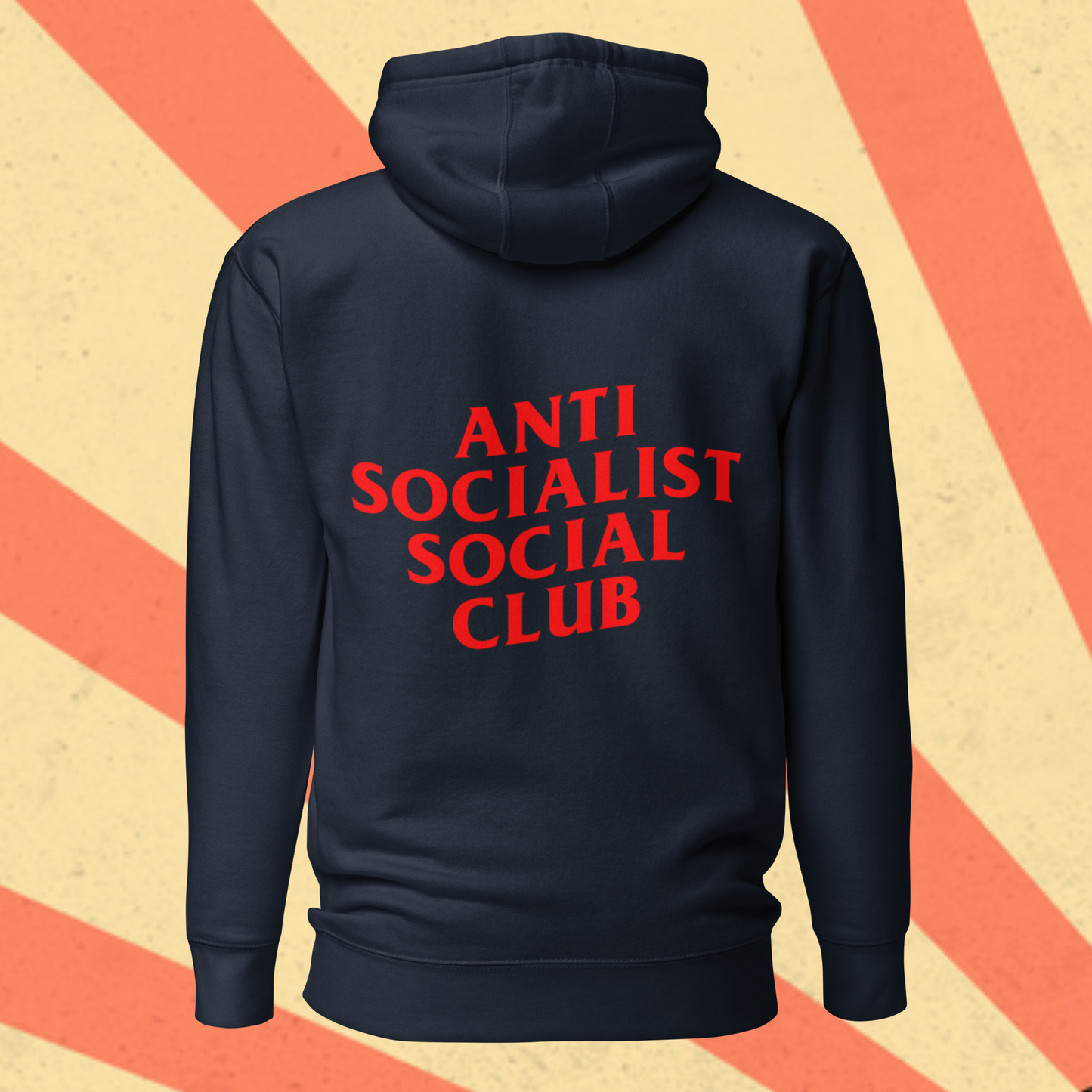 ANTI SOCIALIST SOCIAL CLUB Hoodie [Red Font]