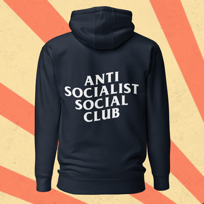 ANTI SOCIALIST SOCIAL CLUB Hoodie [White Font]