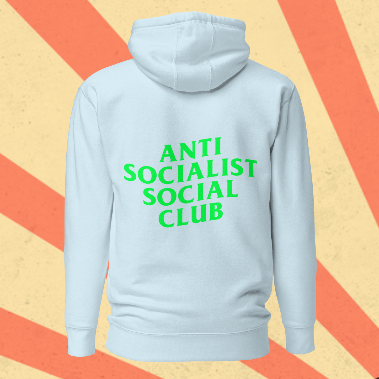 ANTI SOCIALIST SOCIAL CLUB Hoodie [Green Font]